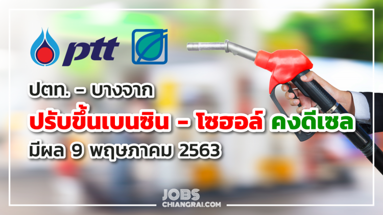 ปตท./บางจาก ขึ้นเบนซินโซฮอล์ 50สต. E85เพิ่ม30สต. ส่วนดีเซลคงตัว เริ่มพรุ่งนี้