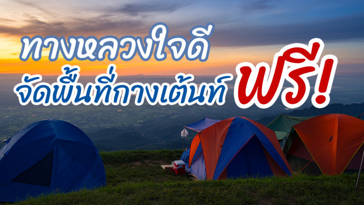 ปีใหม่ไม่รู้ไปไหน ทางหลวงเขาเปิดพื้นที่ให้กางเต้นท์ฟรี 40 แห่งทั่วประเทศ