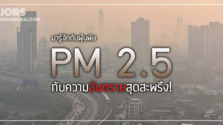 มารู้จักฝุ่นพิษ PM 2.5 กับความอันตรายสุดสะพรึง!